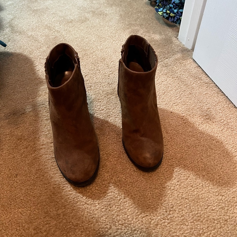 Brown Booties size 7.5
